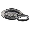 Lámparas Globo Lighting Della Plafones LED Cromo, Negro, 1 luz