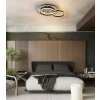 Lámparas Globo Lighting Della Plafones LED Cromo, Negro, 1 luz