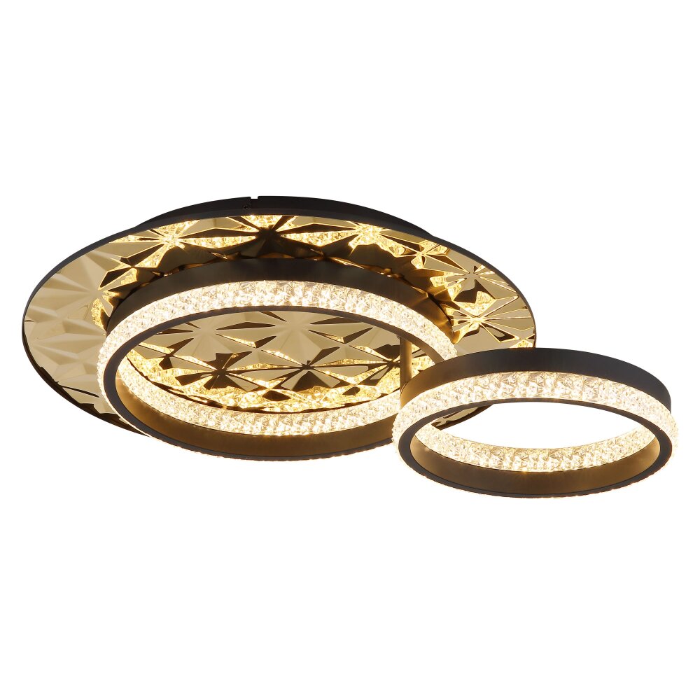 Lámparas Globo Lighting Della Plafones LED dorado, Negro, 1 luz main product photo