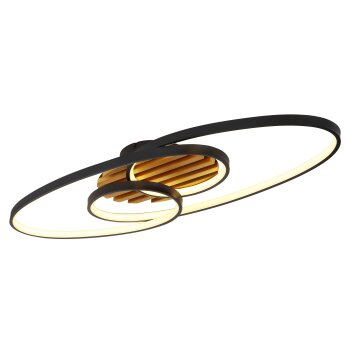 Lámparas Globo Lighting Tisha Plafones LED Marrón, Negro, 1 luz