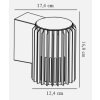 Nordlux MATR Aplique para exterior Negro, 1 luz