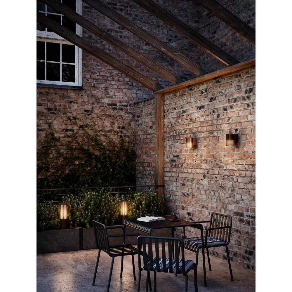 Nordlux MATR Poste de Jardín Marrón, Blanca, 1 luz main product photo