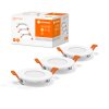 LEDVANCE DOWNLIGHT SLIM Lámpara empotrable Blanca, 3 luces