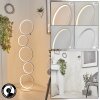 Kermoguen Lámpara de Pie LED Blanca, 1 luz