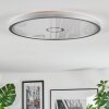 Simonstorp Plafones, Panel LED Plata, Blanca, 1 luz