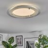 Ipres Plafones, Panel LED Plata, Blanca, 1 luz