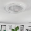 Ipres Plafones, Panel LED Plata, Blanca, 1 luz