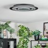 Lidor Plafones LED Negro, 1 luz