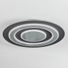 Lidor Plafones LED Negro, 1 luz