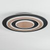 Lidor Plafones LED Negro, 1 luz