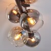 Koyoto Plafones, Luminarias esféricas Colores ámbar, Transparente, Ahumado, 6 luces