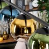 Koyoto Lámparas suspendidas, Luminarias esféricas, Lámparas colgantes Azul, dorado, Verde, Transparente, 4 luces