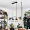 Koyoto Lámparas suspendidas, Luminarias esféricas, Lámparas colgantes Azul, dorado, Verde, Transparente, 4 luces