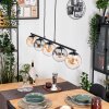 Gastor Lámparas suspendidas, Luminarias esféricas, Lámparas colgantes Colores ámbar, Transparente, Ahumado, 5 luces