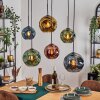 Ripoll Lámparas suspendidas, Luminarias esféricas, Lámparas colgantes Azul, dorado, Verde, Color cobre, 6 luces
