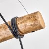 Koyoto Lámparas suspendidas, Luminarias esféricas, Lámparas colgantes Crudo, Negro, 5 luces
