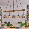 Koyoto Lámparas suspendidas, Luminarias esféricas, Lámparas colgantes Crudo, Negro, 5 luces