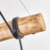 Koyoto Lámparas suspendidas, Luminarias esféricas, Lámparas colgantes Crudo, Negro, 5 luces