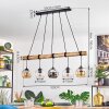Koyoto Lámparas suspendidas, Luminarias esféricas, Lámparas colgantes Crudo, Negro, 5 luces
