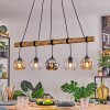 Koyoto Lámparas suspendidas, Luminarias esféricas, Lámparas colgantes Crudo, Negro, 5 luces