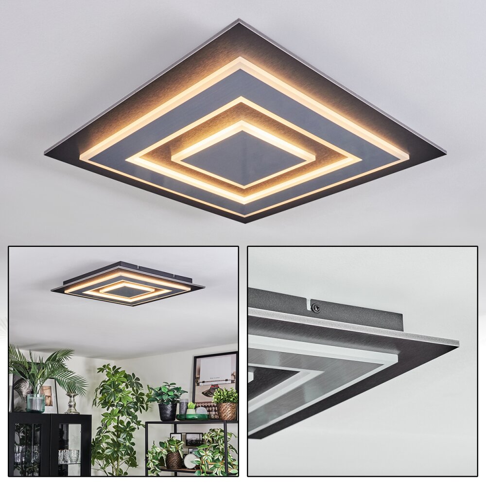 Lidor Plafones LED Negro, 1 luz main product photo