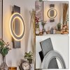 Lidor Apliques LED Negro, 1 luz