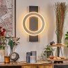 Lidor Apliques LED Negro, 1 luz