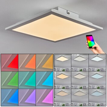 Omaro Plafones, Panel LED Blanca, 1 luz