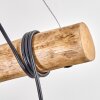 Koyoto Lámparas suspendidas, Luminarias esféricas, Lámparas colgantes Crudo, Negro, 5 luces