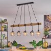 Koyoto Lámparas suspendidas, Luminarias esféricas, Lámparas colgantes Crudo, Negro, 5 luces