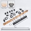 Koyoto Lámparas suspendidas, Luminarias esféricas, Lámparas colgantes Crudo, Negro, 5 luces