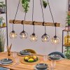 Koyoto Lámparas suspendidas, Luminarias esféricas, Lámparas colgantes Crudo, Negro, 5 luces