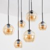 Koyoto Lámparas suspendidas, Luminarias esféricas, Lámparas colgantes Colores ámbar, 6 luces