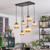 Koyoto Lámparas suspendidas, Luminarias esféricas, Lámparas colgantes Colores ámbar, 6 luces
