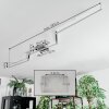 Orina Plafones LED Plata, 1 luz