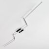 Orina Plafones LED Plata, 1 luz