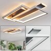 Olian Plafones LED Negro, Plata, 1 luz