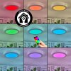 Omaro Plafones, Panel LED Blanca, 1 luz, Cambia de color