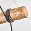 Koyoto Lámparas suspendidas, Luminarias esféricas, Lámparas colgantes Crudo, Negro, 5 luces