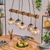 Koyoto Lámparas suspendidas, Luminarias esféricas, Lámparas colgantes Crudo, Negro, 5 luces
