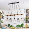Koyoto Lámparas suspendidas, Luminarias esféricas, Lámparas colgantes Crudo, Negro, 5 luces