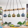 Koyoto Lámparas suspendidas, Luminarias esféricas, Lámparas colgantes Crudo, Negro, 5 luces