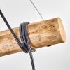 Koyoto Lámparas suspendidas, Luminarias esféricas, Lámparas colgantes Crudo, Negro, 5 luces