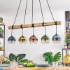 Koyoto Lámparas suspendidas, Luminarias esféricas, Lámparas colgantes Crudo, Negro, 5 luces
