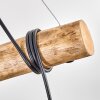 Koyoto Lámparas suspendidas, Luminarias esféricas, Lámparas colgantes Crudo, Negro, 5 luces