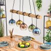 Koyoto Lámparas suspendidas, Luminarias esféricas, Lámparas colgantes Crudo, Negro, 5 luces