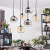 Koyoto Lámparas suspendidas, Luminarias esféricas, Lámparas colgantes Colores ámbar, Transparente, Ahumado, 6 luces