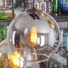 Koyoto Lámparas suspendidas, Luminarias esféricas, Lámparas colgantes Colores ámbar, Transparente, Ahumado, 6 luces