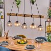Koyoto Lámparas suspendidas, Luminarias esféricas, Lámparas colgantes Crudo, Negro, 5 luces