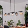 Gastor Lámparas suspendidas, Luminarias esféricas, Lámparas colgantes Colores ámbar, Transparente, Ahumado, 5 luces